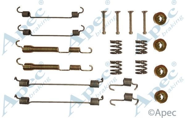 APEC BRAKING priedų komplektas, stabdžių trinkelės KIT809